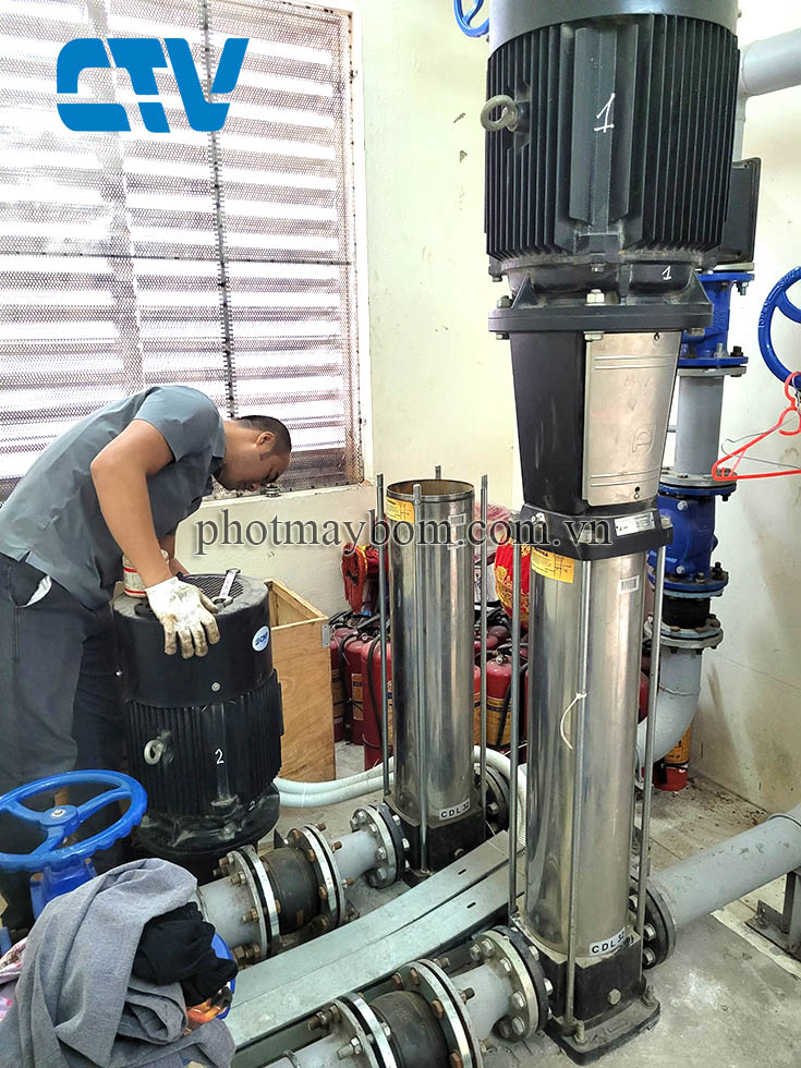 Sửa Chữa, Bảo Dưỡng Máy Bơm Trục Đứng Đa Tầng Cánh